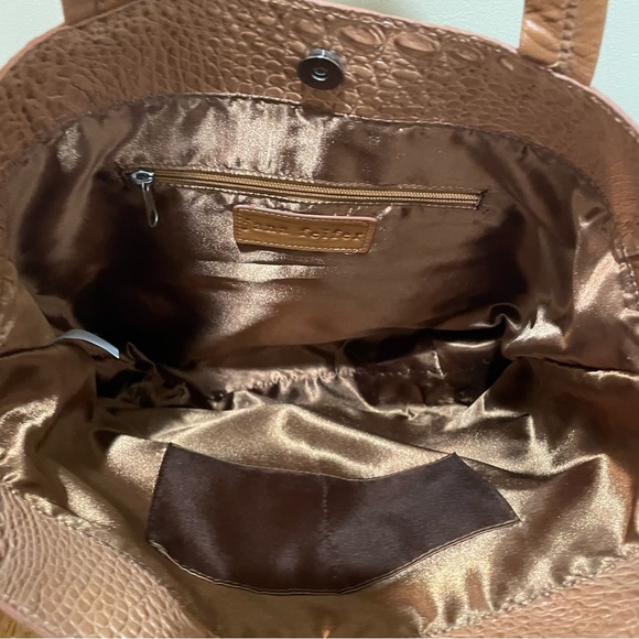 Jana Feifer Tan Croc Embossed Large Tote Bag - Picture 9 of 9